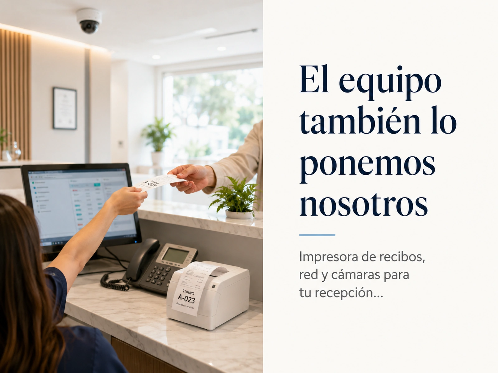 foto: consultorio operando con RodaDigital
