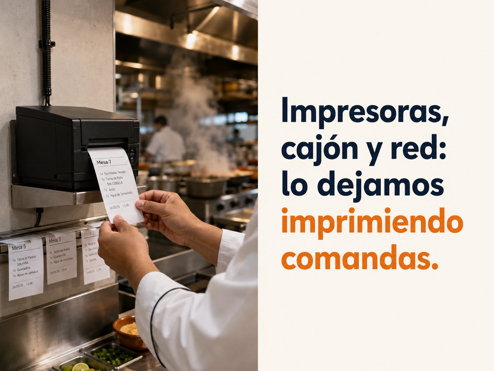 foto: comandera instalada en cocina